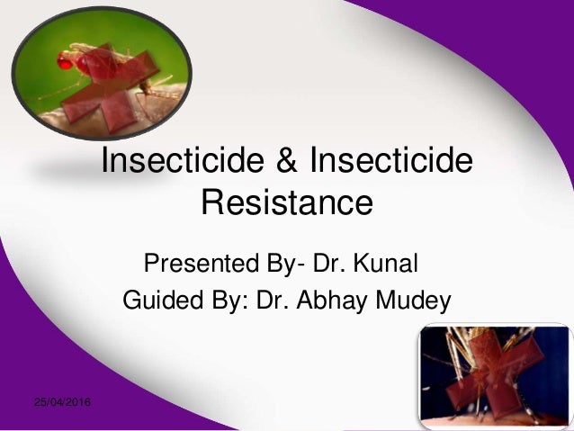 Pesticide Management and Insecticide Resistance